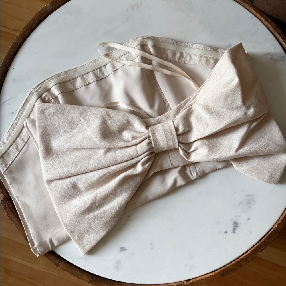 Cropped bow top - Picture 3 of 7